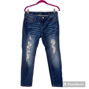 Vigoss The Thompson Tomboy Distressed Jeans Size 28